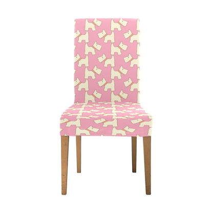 Scottish Terriers Print Design LKS306 Dining Chair Slipcover