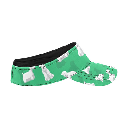 Sealyham Terriers Print Design LKS301 Unisex Sun Visor