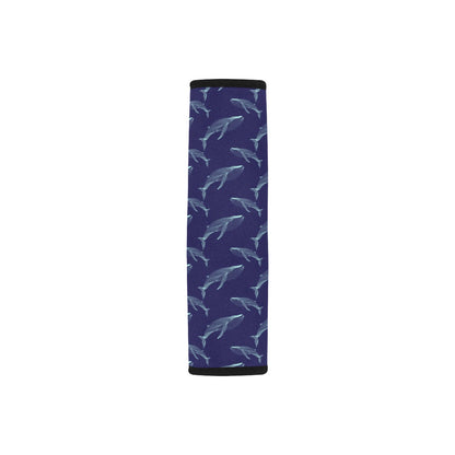 Blue Whale Print Design LKS402 Car Seat Belt Cover