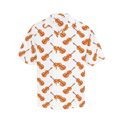 Violin Print Design LKS401 Men's Men's Hawaiian Shirt