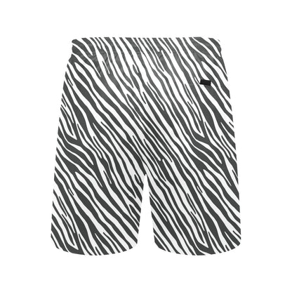 Zebra Classic Print Design LKS302 Men's Swim Trunks Beach Shorts