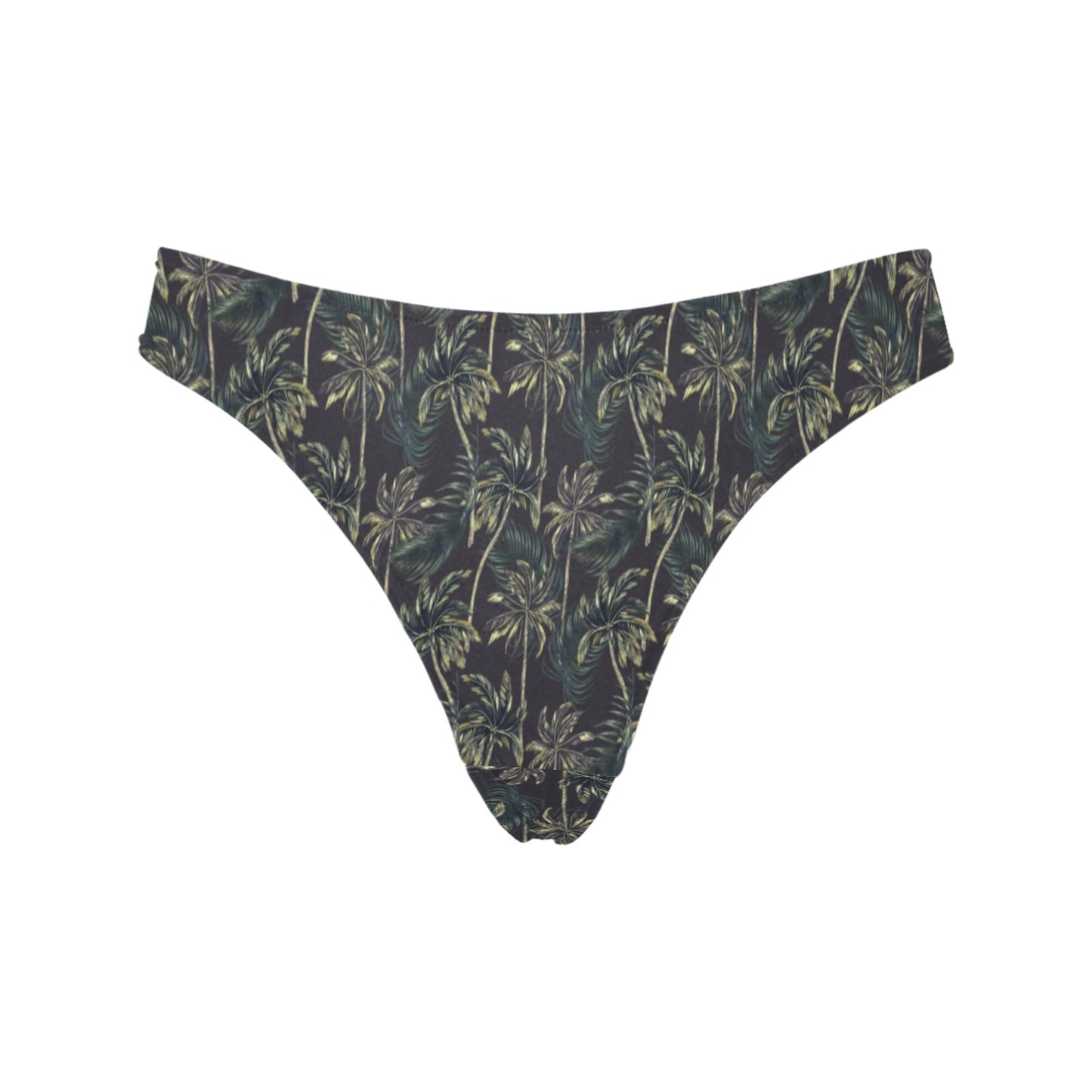 Palm Tree Background Design Print Women's Thongs
