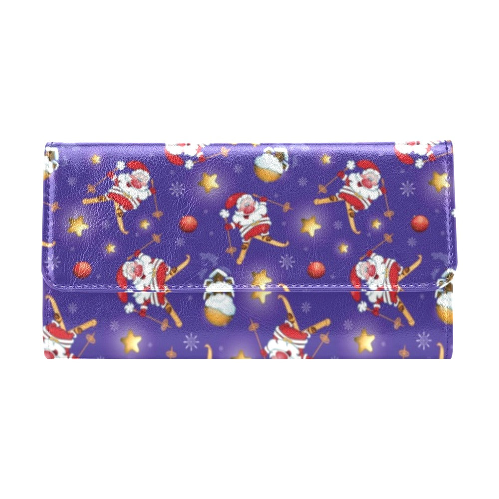 Ski Print Design LKS308 Women's Trifold Wallet