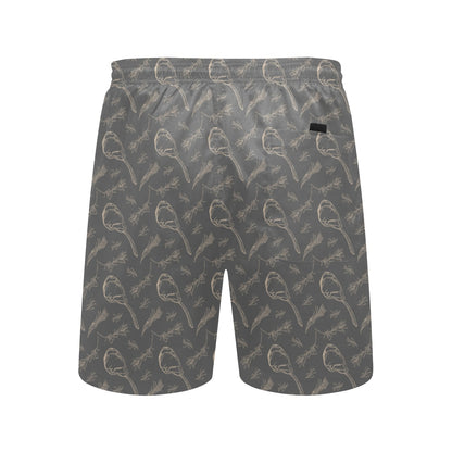Steak Print Design LKS302 Men's Swim Trunks Beach Shorts