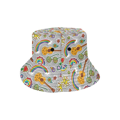 Hippie Print Design LKS306 Unisex Bucket Hat