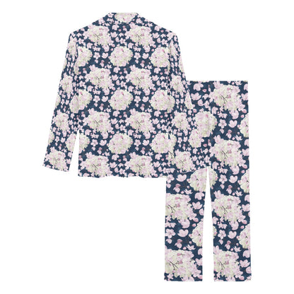 Sakura Print Design LKS305 Women's Long Pajama Set