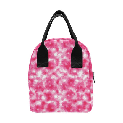 Tie Dye Pink Print Design LKS304 Insulated Lunch Bag