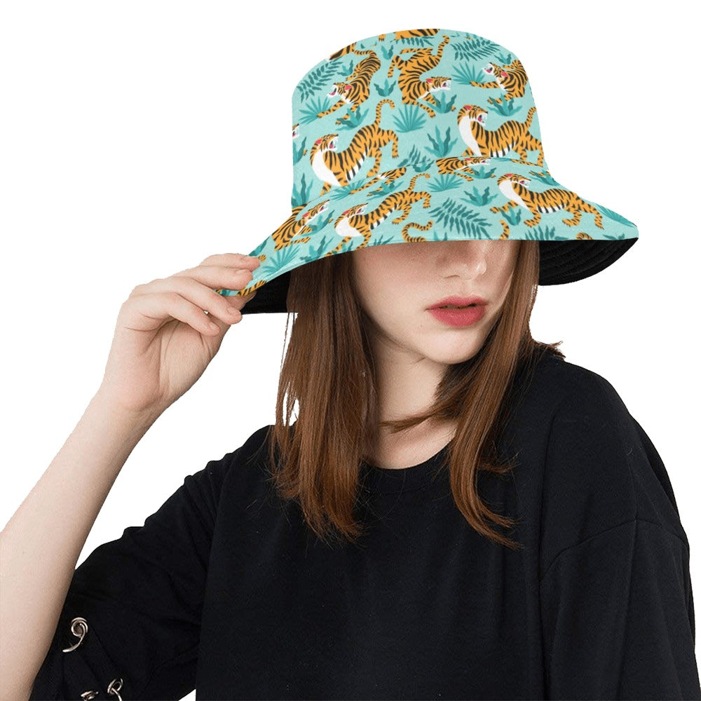 Tiger Print Design LKS304 Unisex Bucket Hat