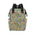 Hippie Print Design LKS301 Diaper Bag Backpack