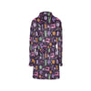 Sewing Equipment Print Design LKS306 Women's Fleece Robe