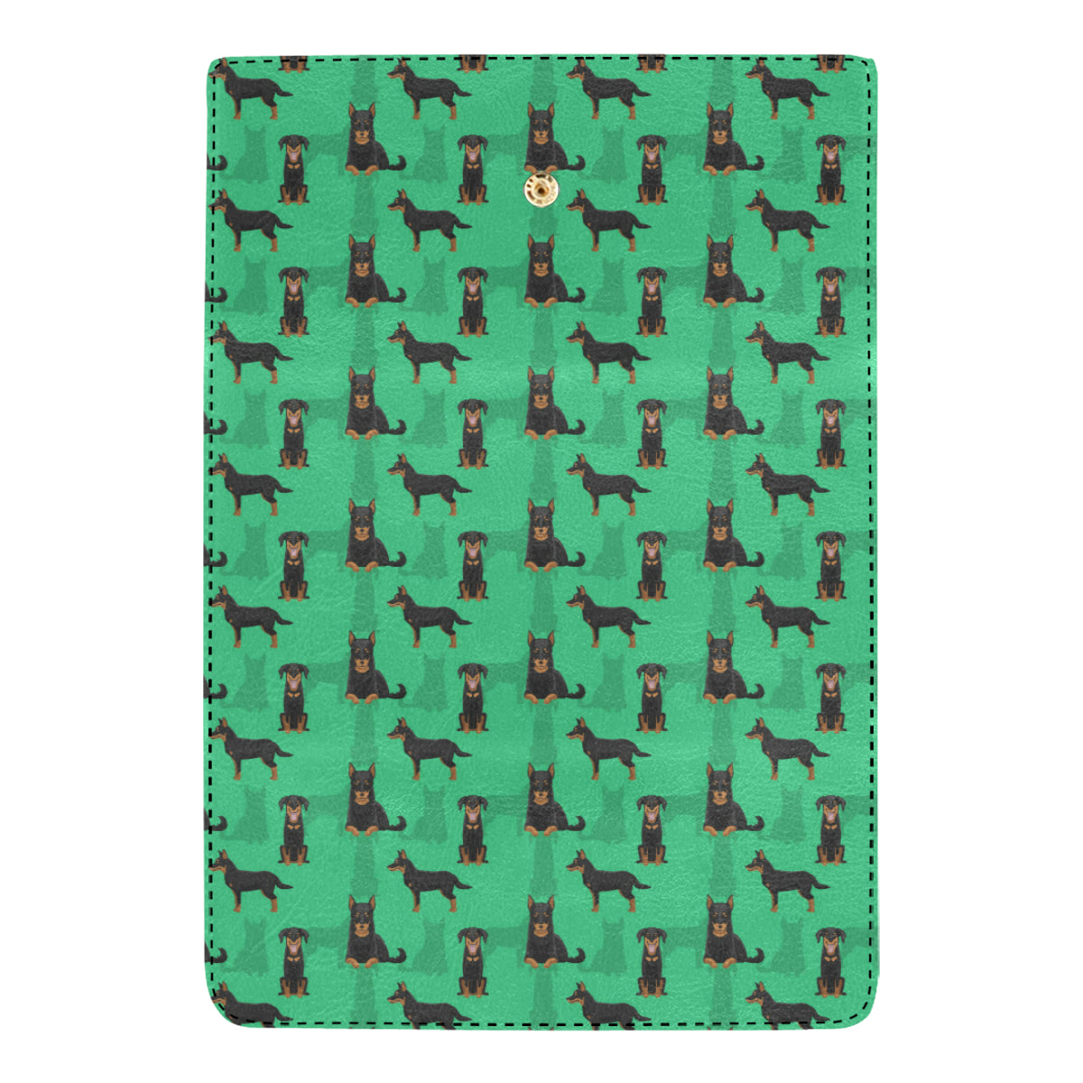 Beauceron Pattern Print Design 01 Women's Trifold Wallet