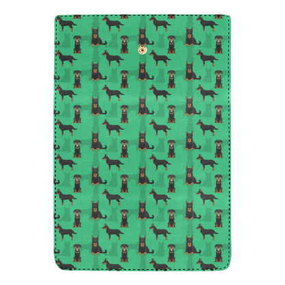 Beauceron Pattern Print Design 01 Women's Trifold Wallet