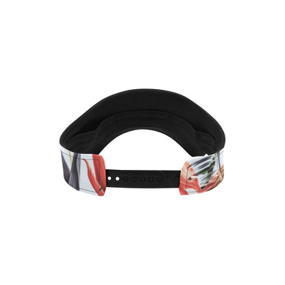 Tropical Flower Pattern Print Design TF021 Unisex Sun Visor