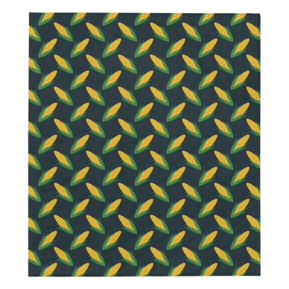Corn Pattern Print Design 02 Premium Quilt