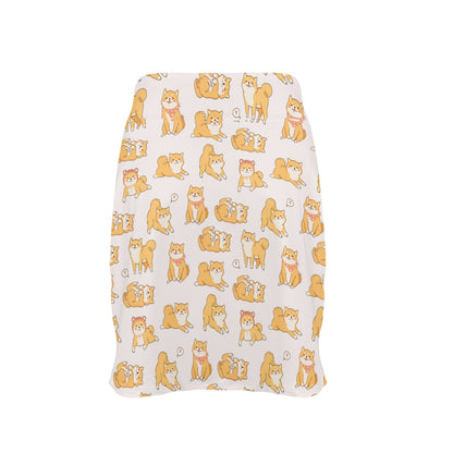Shiba Inu Print Design LKS308 17" Golf & Pickleball Skort with Pockets