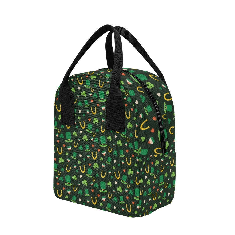 Shamrock Print Design LKS308 Insulated Lunch Bag