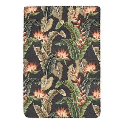 Tropical Flower Pattern Print Design TF014 Women's Trifold Wallet