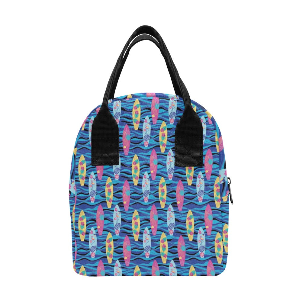Surfboard Print Design LKS304 Insulated Lunch Bag