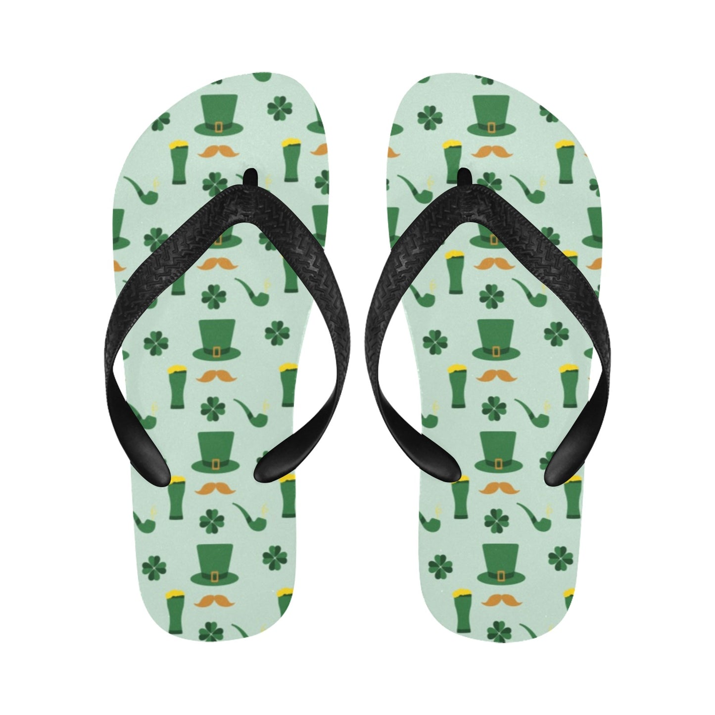 St Patricks Day Print Design LKS304 Flip Flops