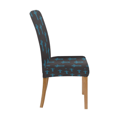 Totem Print Design LKS304 Dining Chair Slipcover