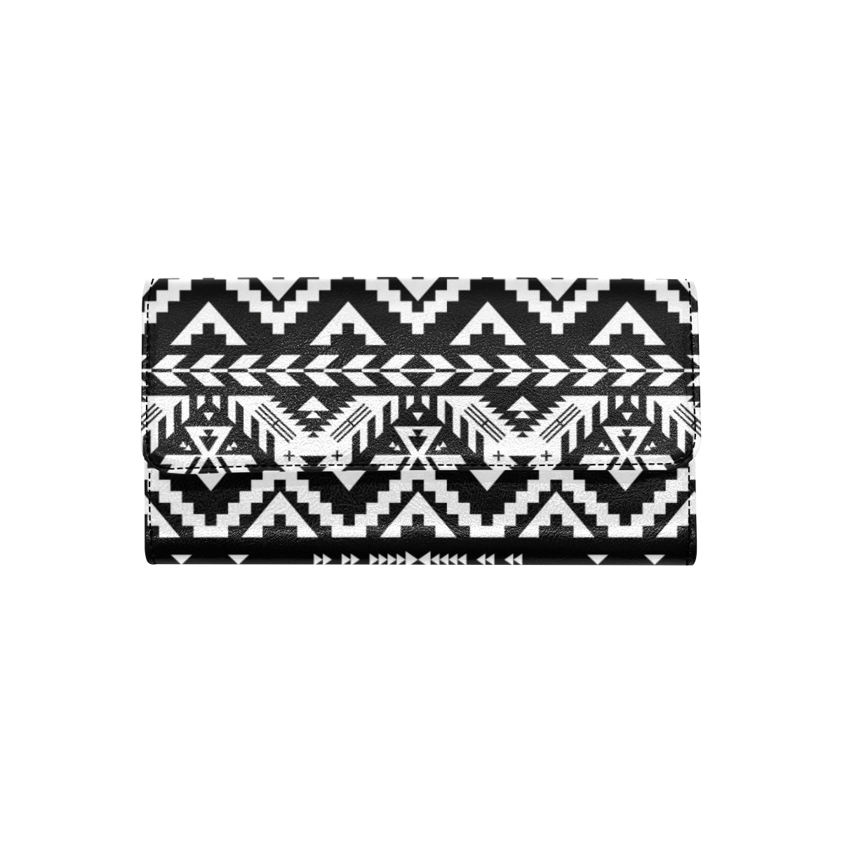 Tribal indians native aztec Women's Trifold Wallet