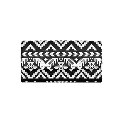 Tribal indians native aztec Women's Trifold Wallet