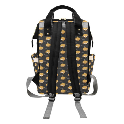 S_Mores Print Design LKS301 Diaper Bag Backpack