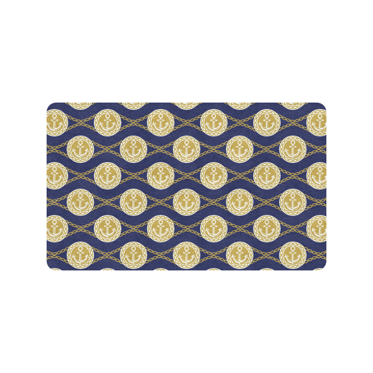 Anchor Luxury Pattern Rubber Doormat