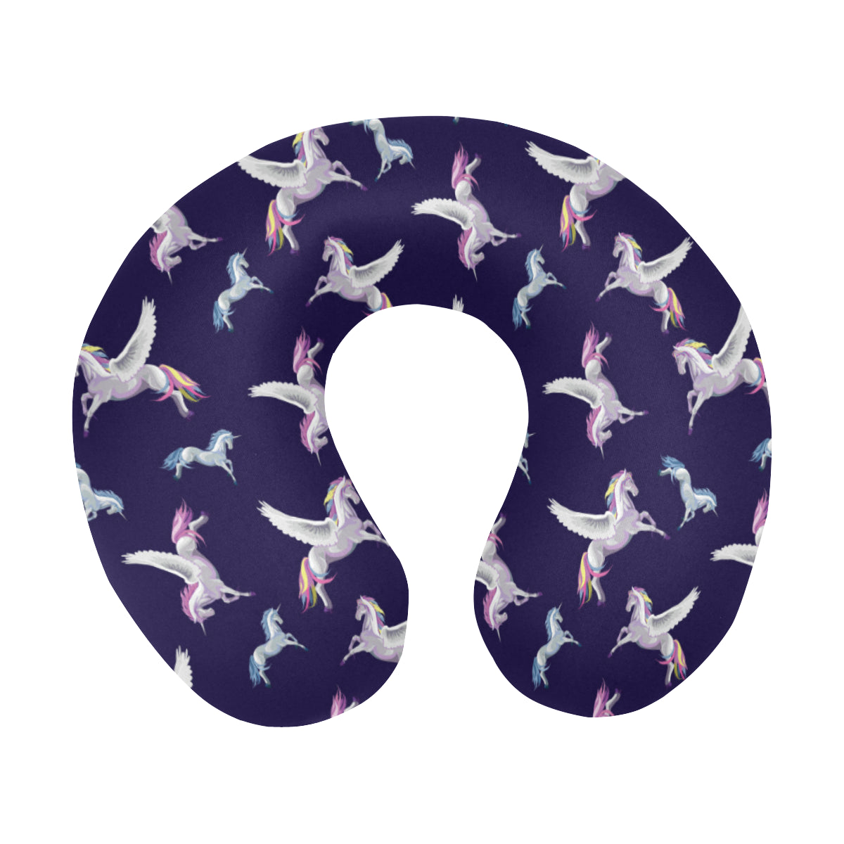 Pegasus Pattern Print Design 02 U-Shaped Travel Neck Pillow