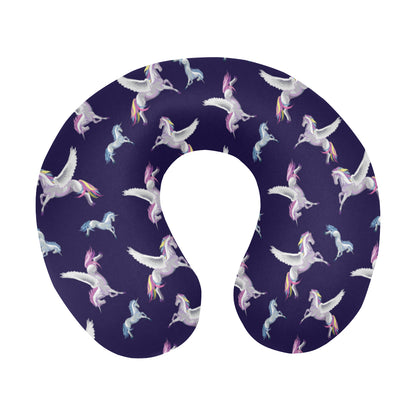 Pegasus Pattern Print Design 02 U-Shaped Travel Neck Pillow