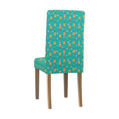 Ukulele Print Design LKS403 Dining Chair Slipcover