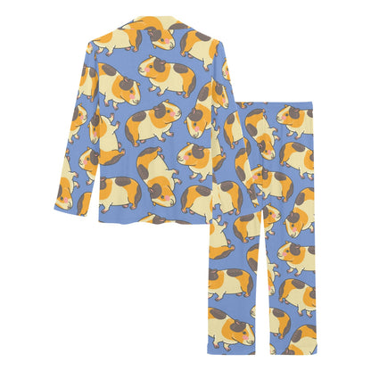 Guinea Pig Pattern Print Design 01 Women's Long Pajama Set