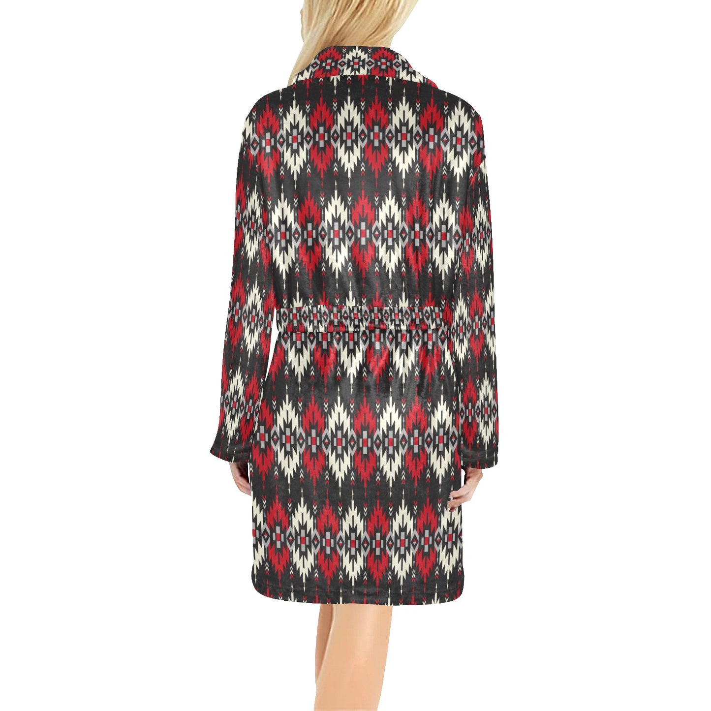 Southwestern Pattern Women's Fleece Robe