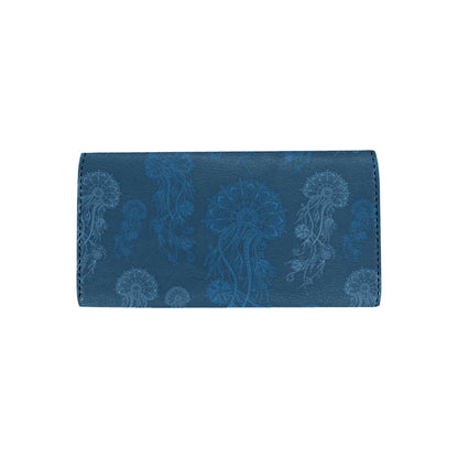Jellyfish Pattern Print Design 01 Women's Trifold Wallet