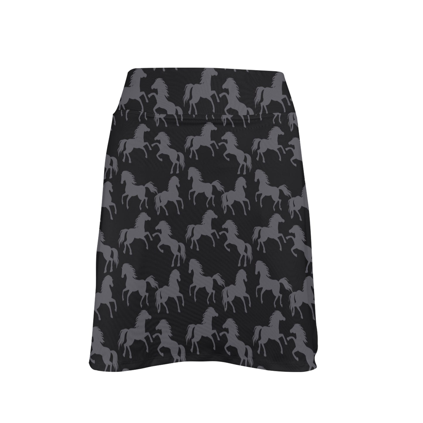 Horse Print Design LKS305 17" Golf & Pickleball Skort with Pockets