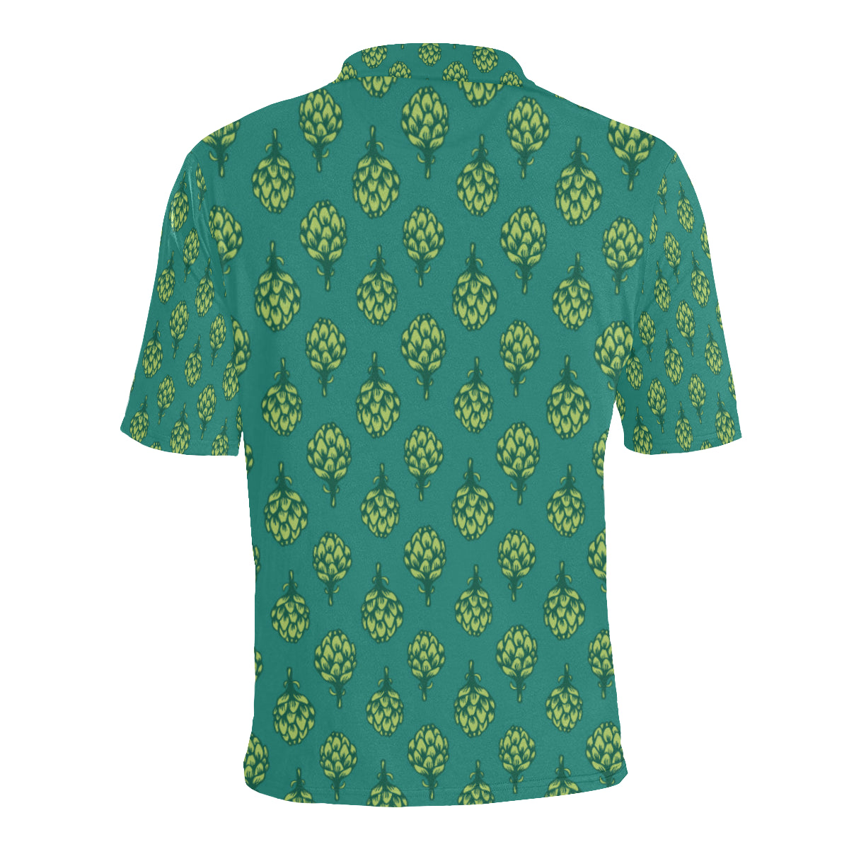Artichoke Pattern Print Design 04 Men Polo Shirt