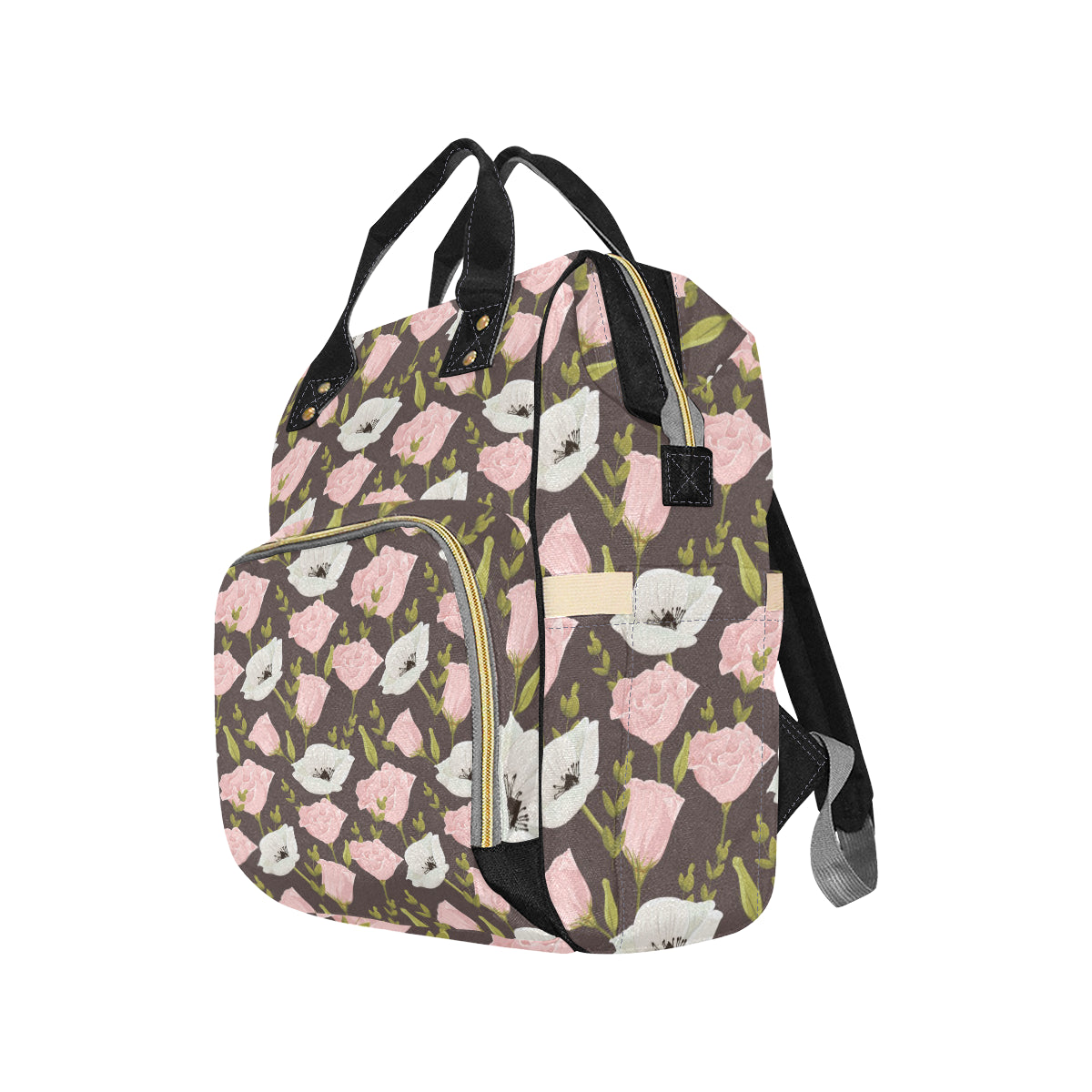 Anemone Pattern Print Design AM011 Diaper Bag Backpack