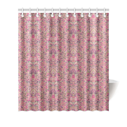 Celtic Pattern Print Design 04 Shower Curtain