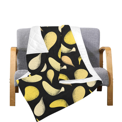 Potato Pattern Print Design A02 Premium Quilt