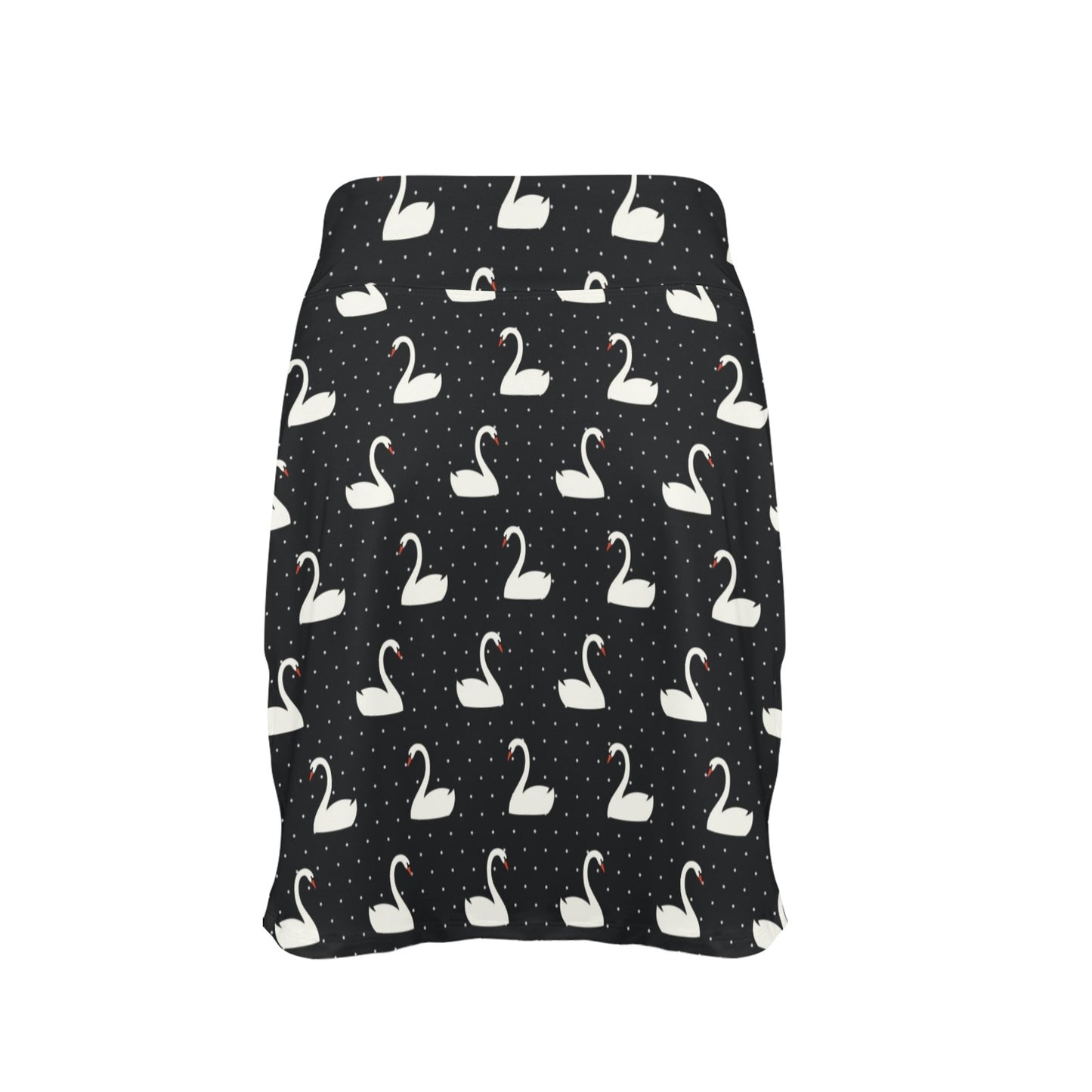 Swan Print Design LKS401 17" Golf & Pickleball Skort with Pockets