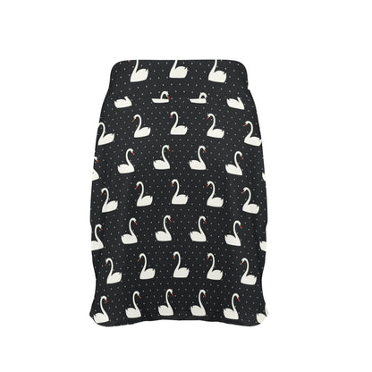 Swan Print Design LKS401 17" Golf & Pickleball Skort with Pockets