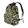 Hibiscus With Butterfly Print Design LKS305 Diaper Bag Backpack