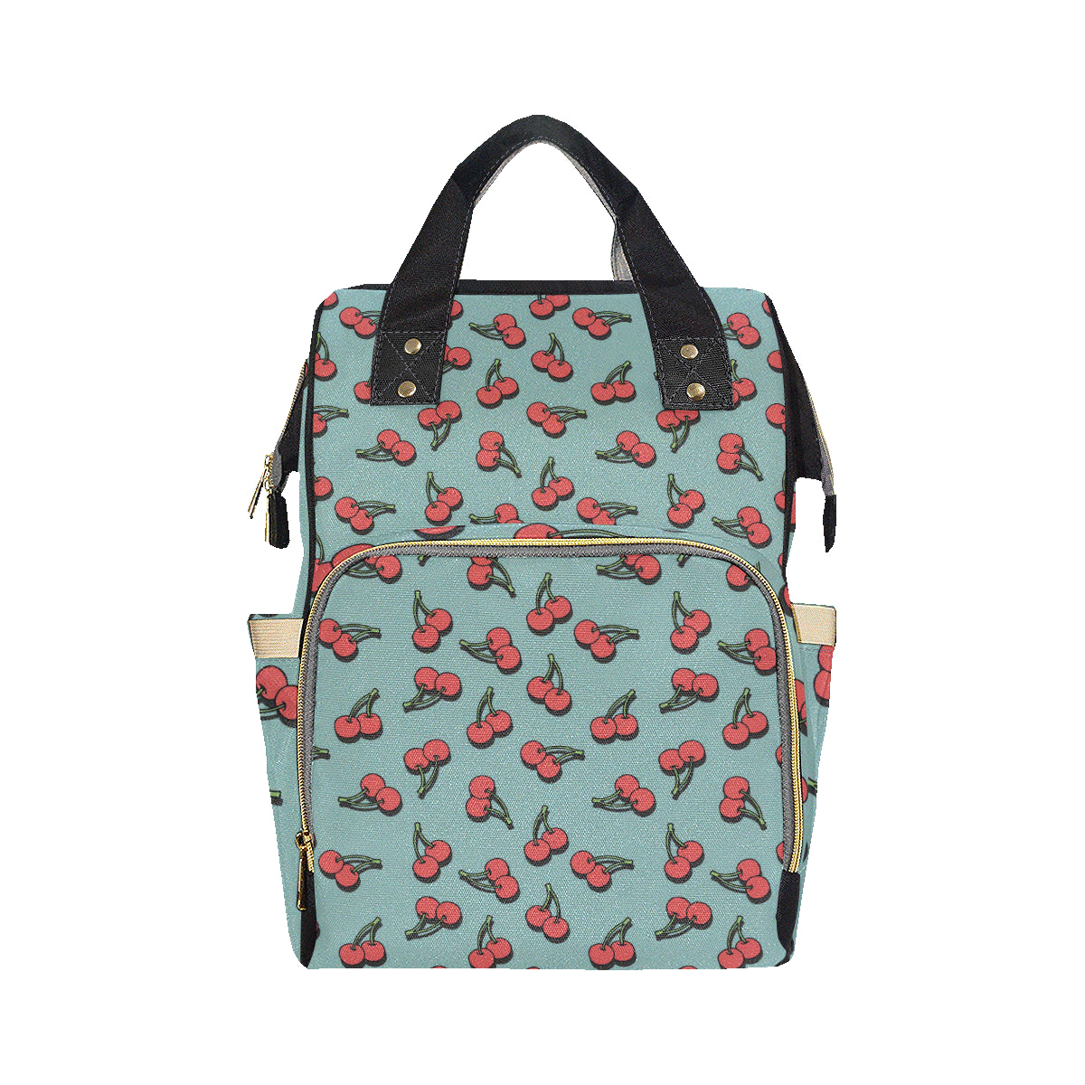 Cherry Pattern Print Design CH03 Diaper Bag Backpack