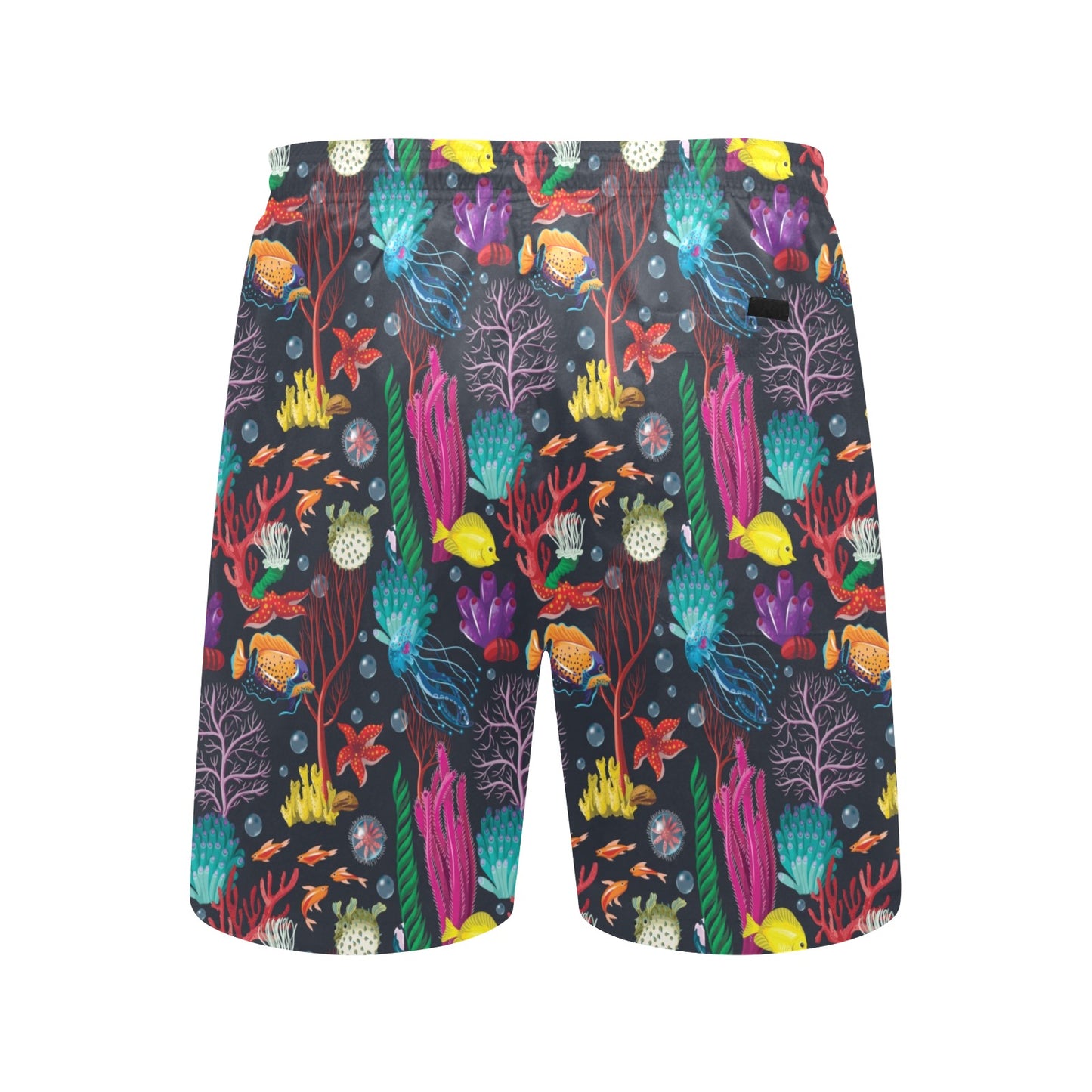 Underwater Cute Print Design LKS303 Men's Swim Trunks Beach Shorts