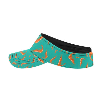 Shrimp Print Design LKS301 Unisex Sun Visor