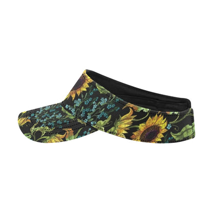 Sunflower Print Design LKS308 Unisex Sun Visor
