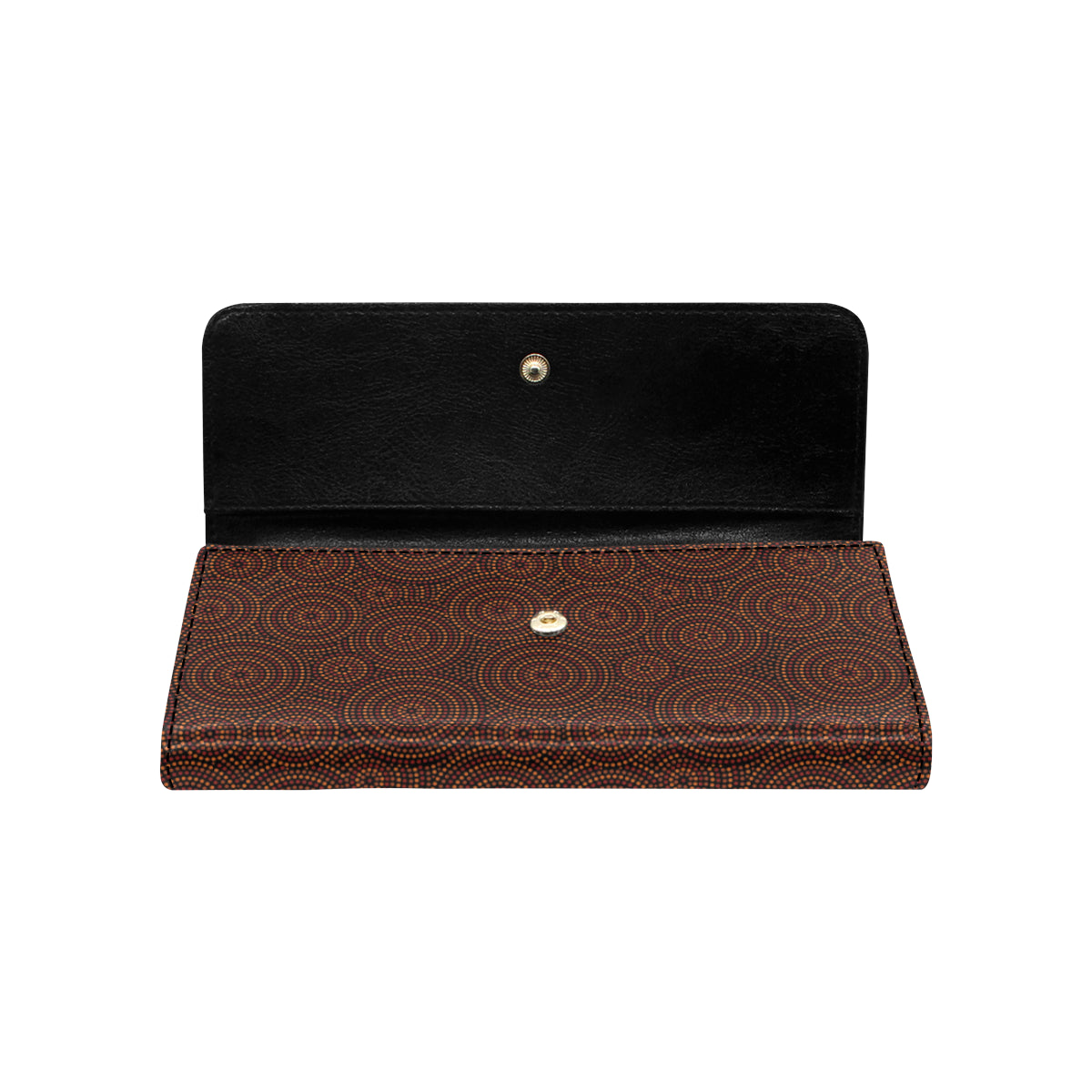 Aboriginal Pattern Print Design 02 Women's Trifold Wallet