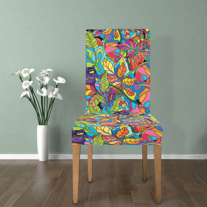 Trippy Print Design LKS301 Dining Chair Slipcover