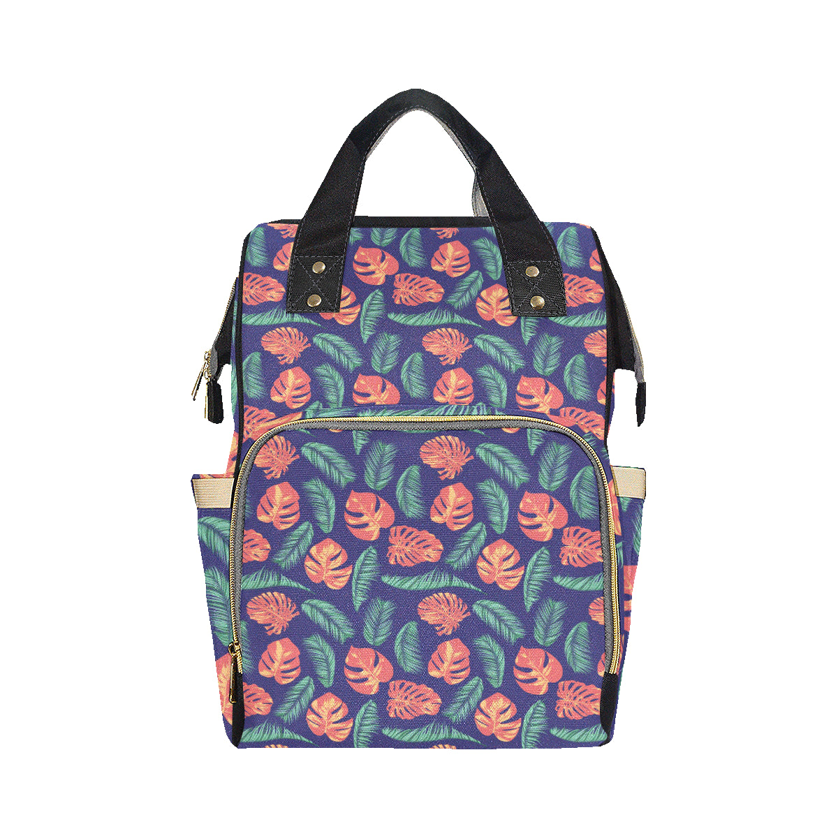 Palm Leaves Pattern Print Design PL011 Diaper Bag Backpack