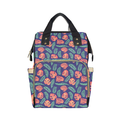 Palm Leaves Pattern Print Design PL011 Diaper Bag Backpack